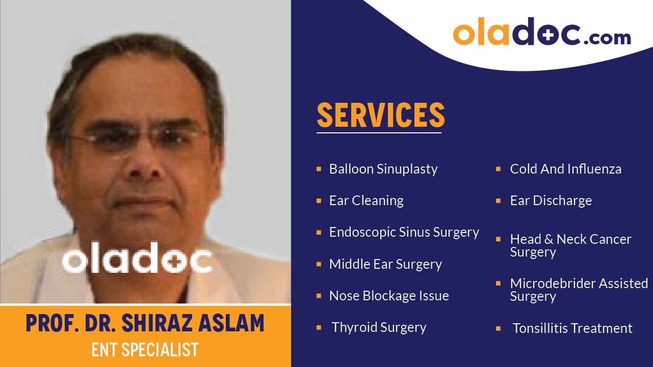 Services provided by Dr.Shiraz Aslam